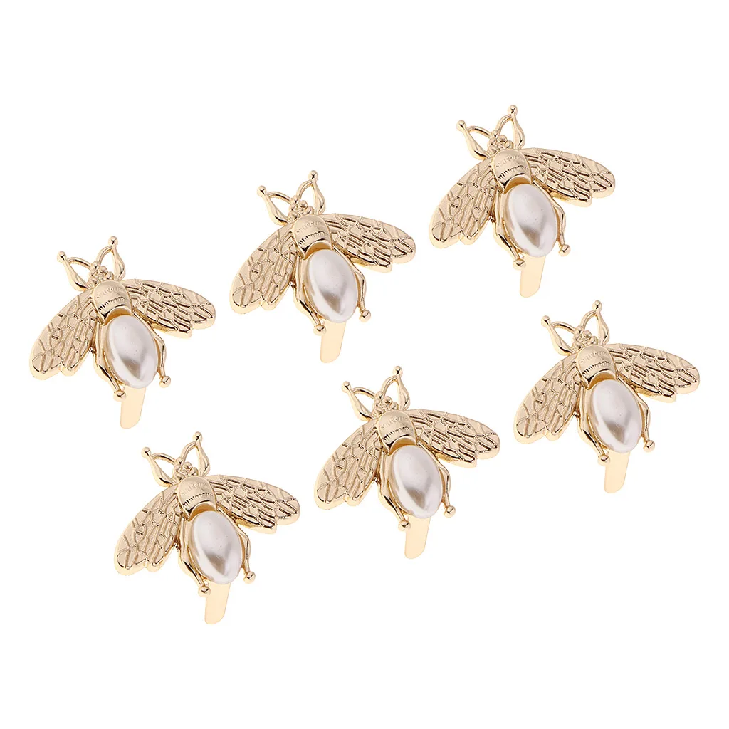 6Pcs New Arrivals Bee Design Antique Alloy Clasp Turn Lock for DIY Handbag Purse Making Handbag Purse Making Supplies Home Decor