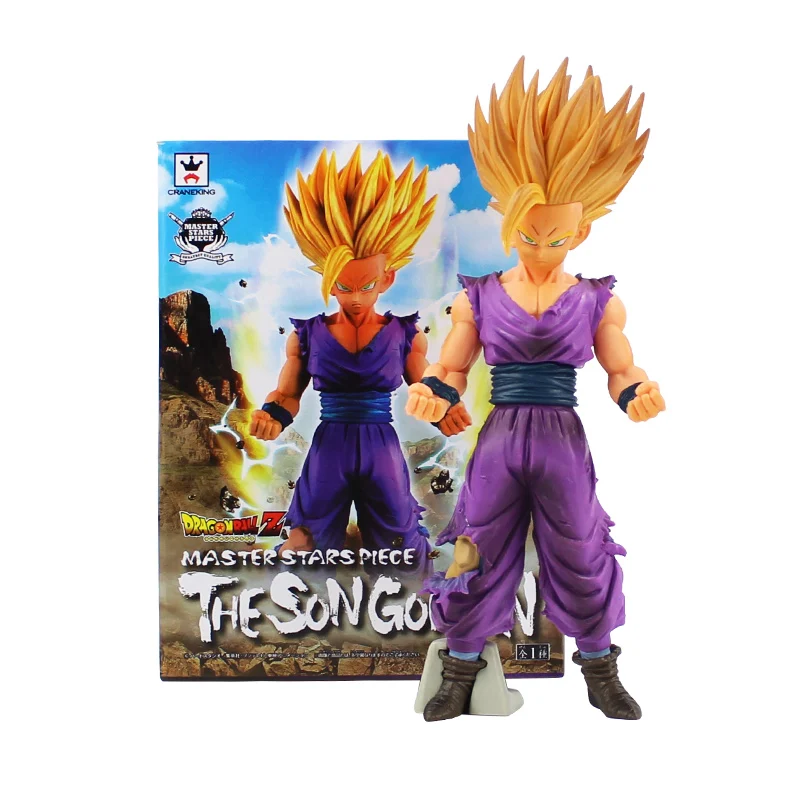 MSP Dragon Ball Z Son Goku Gohan Vegeta Trunks Vegetto Gotenks Frieza Freeza Figure Toy Anime Super Saiyan Model Dolls - Цвет: Gohan A With Box