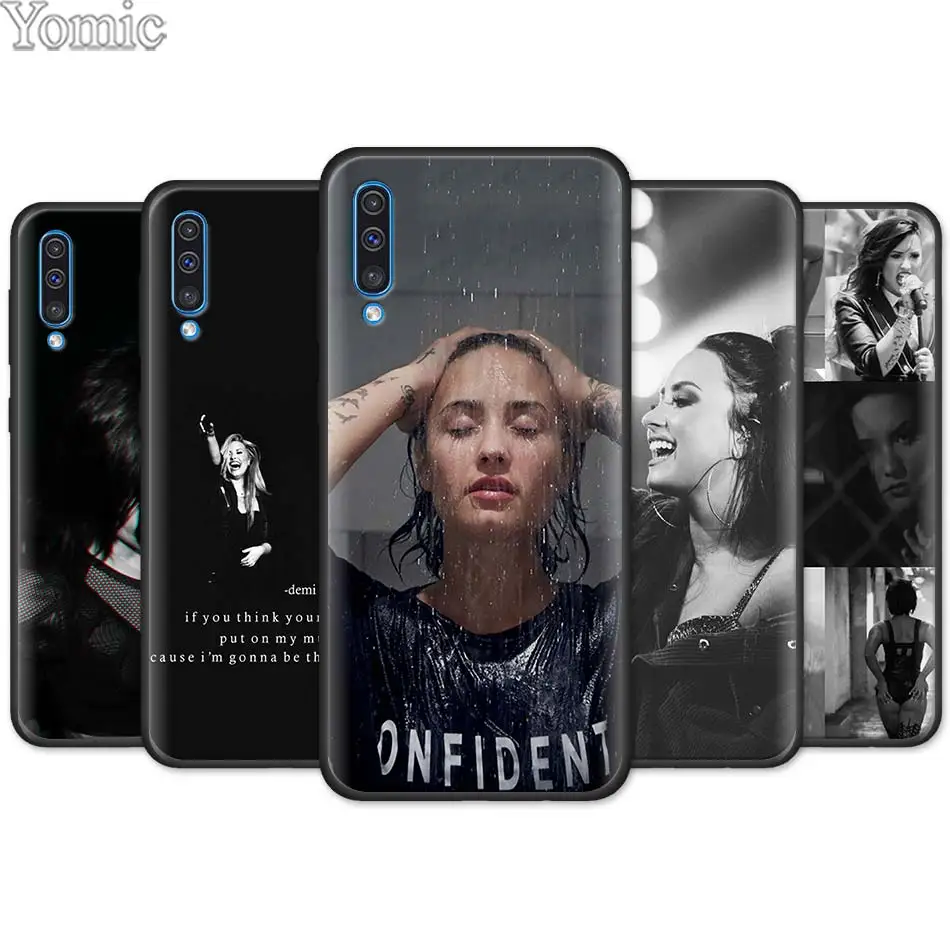 

demi lovato Black Soft Case for Samsung Galaxy A50 A70 A40 A10 A20 A30 A60 A9 A8 A6 A7 Silicone TPU Phone Case Cover Shell