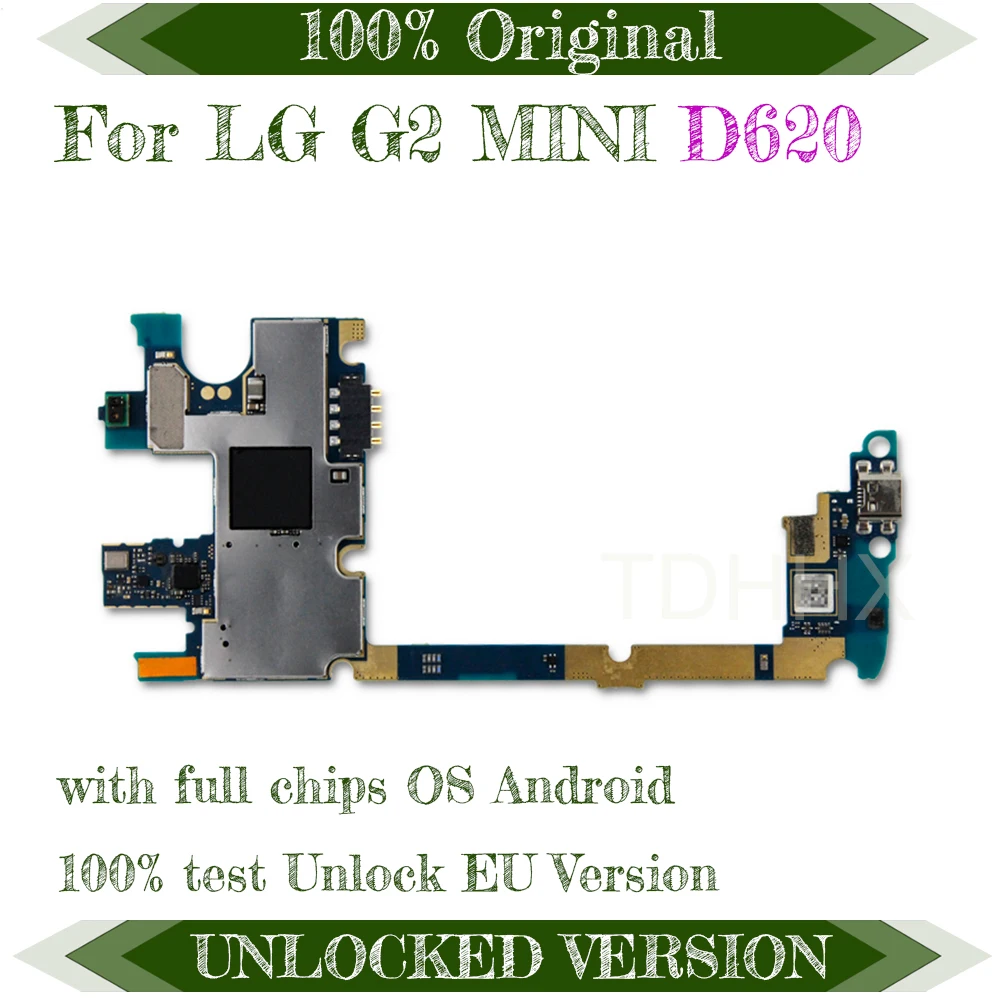 Разблокированная материнская плата TDHHX для LG G2 MINI D620 оригинал тестирования