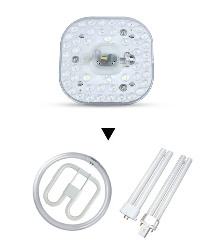 Светодиодный модуль, потолочные лампы, запасные части AC110/220 V, осветительный прибор, заменить потолочные светильники вместо люминесцентной трубки, круглые квадратные