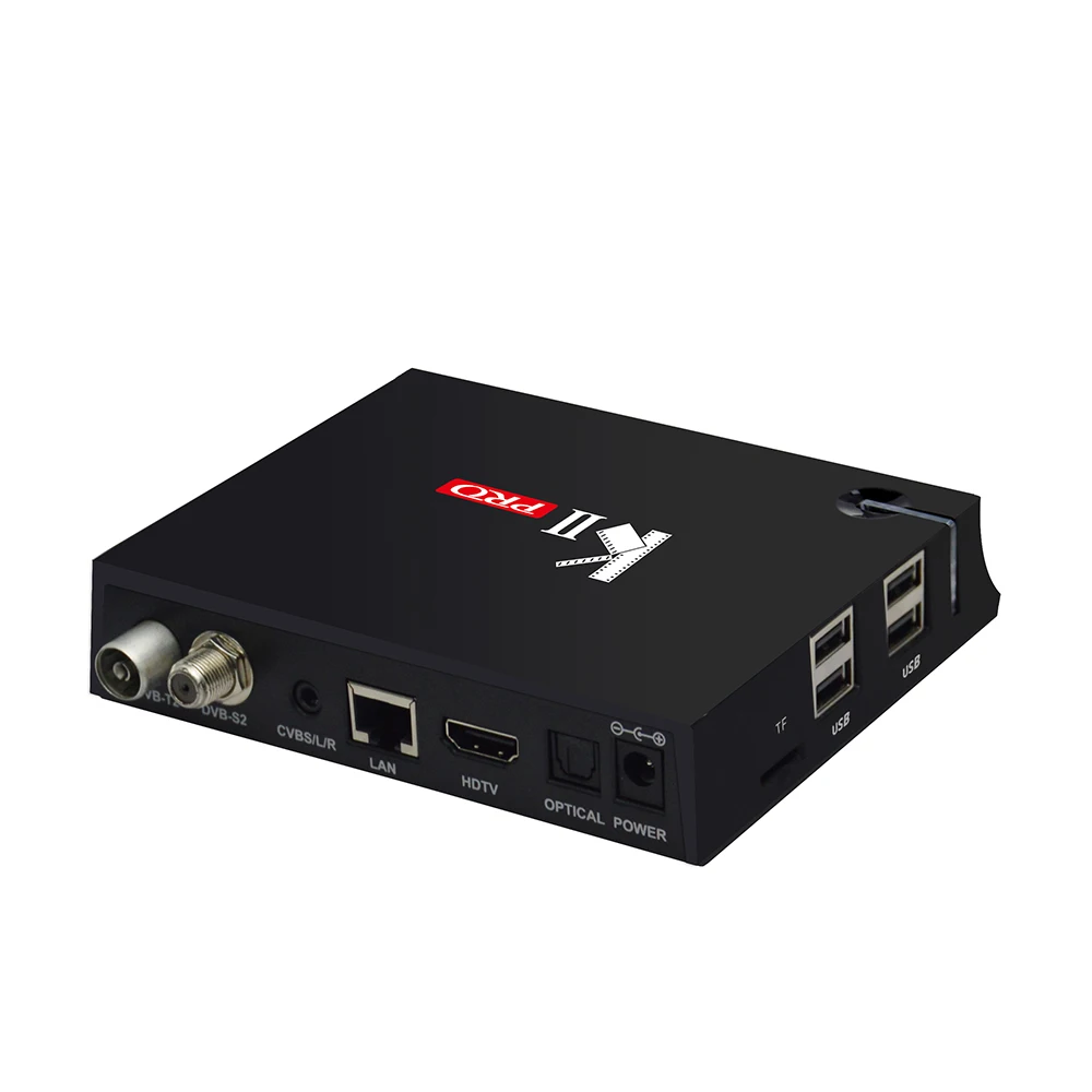 

Mecool KII Pro OTT & DVB T2 S2 Combo Set Top Box 5GHz Dual WiFi S905D 2GB 16GB Android TV Box 7.1 Widevine BT Miracast K2 Pro