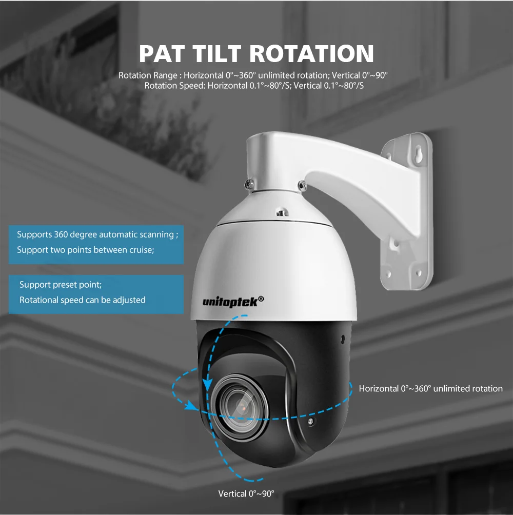 H.265 1080P 5MP PTZ купольная IP камера наружная POE аудио ONVIF 30X зум Мини высокая скорость PTZ CCTV камера безопасности 2MP IR 330ft Hisee