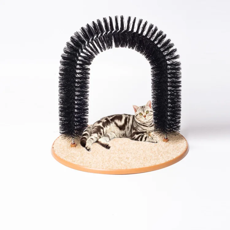 Toy manufacturers selling pet cat beauty arch type rub hair remover cat