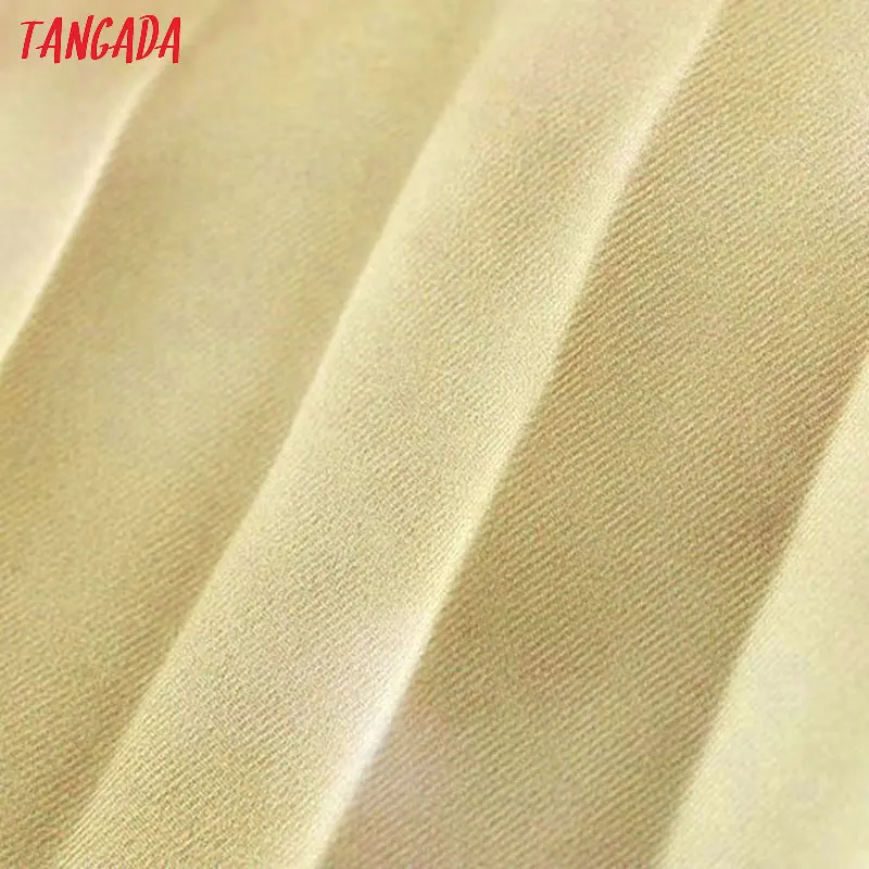 Tangada плиссированная юбка юбка плиссе юбка ниже колена юбка миди длинная юбка юбка с принтом дизайнерская юбка винтажный стиль XD386