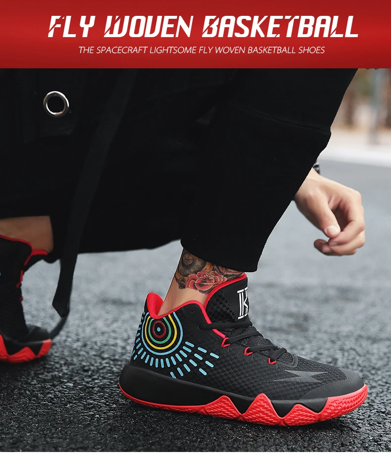 Обувь с высоким берцем мужские качественные мужские кроссовки для баскетбола спортивные Аутентичные баскетбольные туфли кожаные черные синие баскетбольные туфли