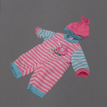 Кукла Одежда для 43 см новорожденных кукла аксессуары черно-белая полосатая футболка+ детские шорты - Цвет: M--071