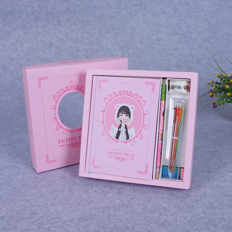 

Coloffice A5 Notebook Set Loose-leaf notebook Youth Series Gift Creative Diary Cartoon Book Graduation season Gift school supply