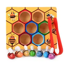 Bee Hive игры деревянные развивающие игрушки которые нужно ловить
