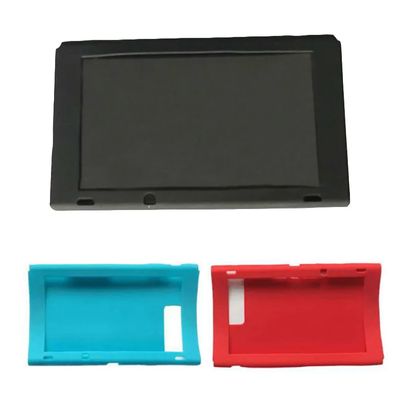 

Silicone Rubber Soft Host Display Screen Protective Skin Cover Case For Nintend Switch NS Console protector Shell Replacement