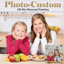 Новая Алмазная вышивка на заказ фото картина круглый стразы 5D DIY Алмазная картина рукоделие вышивка крестиком уникальный подарок