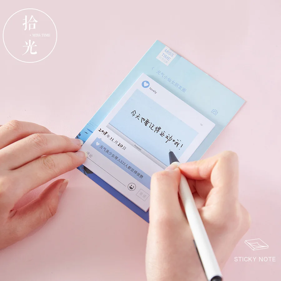 Kawaii блокноты Блокнот планировщик наклейки милый стационарные заметки офисной