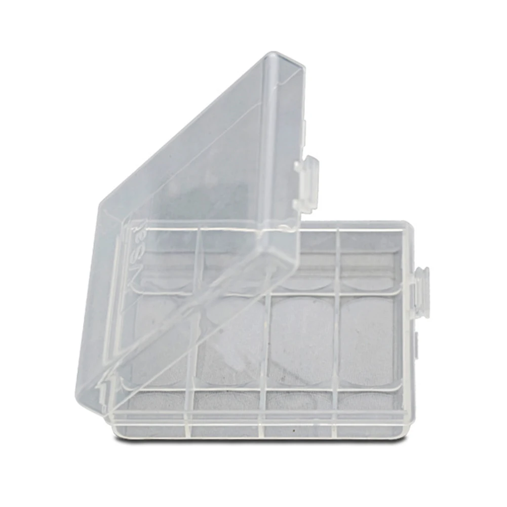 AA/AAA حافظة بطاريات مربع بطاريات الحاويات مقسم حقيبة مربع الصلب البلاستيك غطاء مقاوم للماء حامل