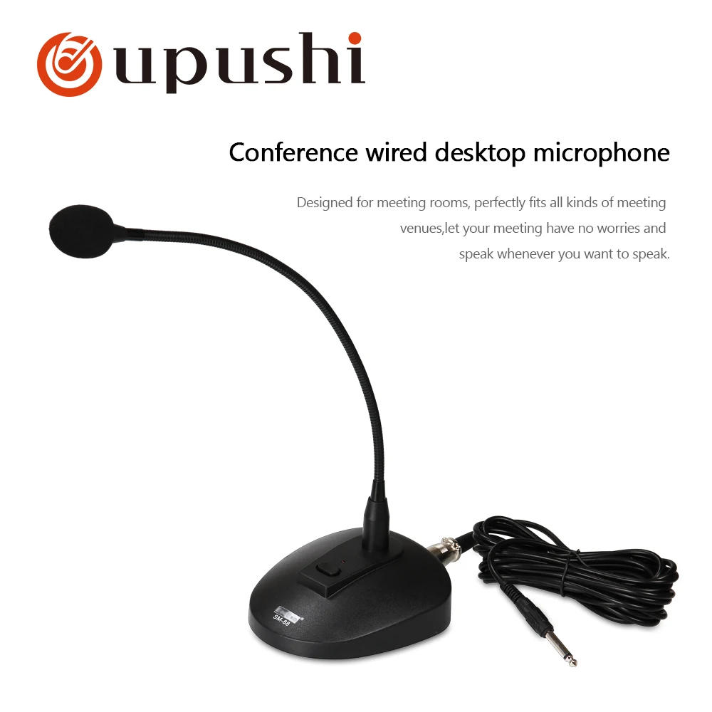 

oupushi sm-88 Wired Desk Microphone Professional Microphones for computer based or sound system recording scenarios