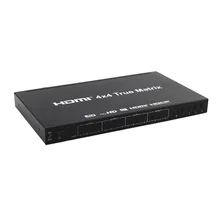 4 k hdmi switch matrix 4×4 com controle remoto hdmi v1.4 switcher splitter converter suporte 4 k * 2 k 3d 1080 p para hdtv dvd