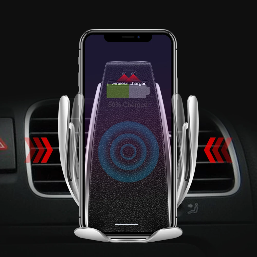 PORTEFEUILLE qi wireless charger 10w for samsung s9 fast charging stand iphone XSXAX XR X 8 plus |