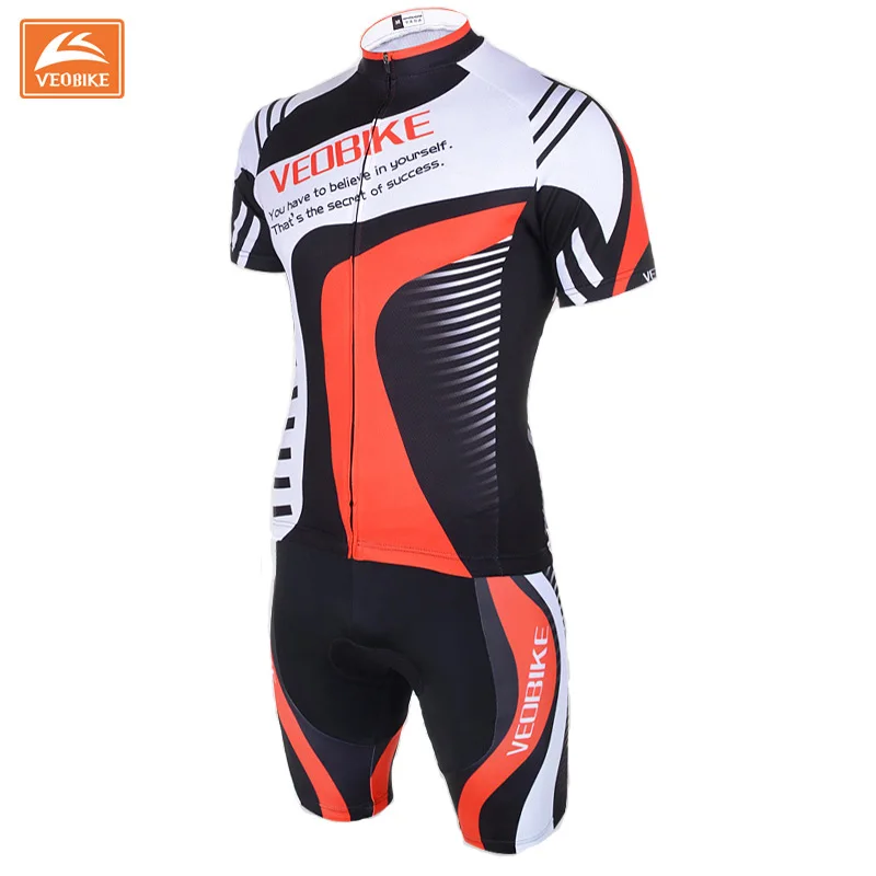 VEOBIKE 2018 Brave Men Jersey Set Bicycle Wear MTB Cycling Clothing