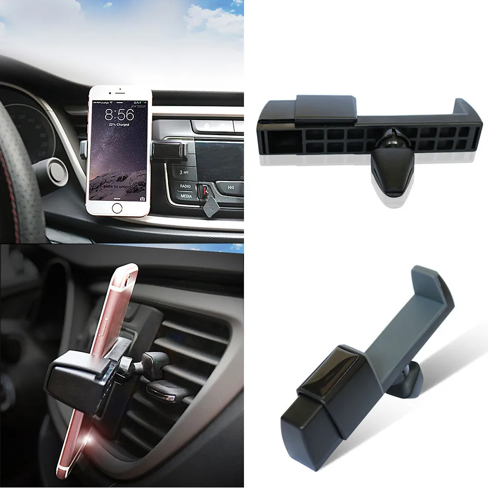 Black Car Air Vent Mount Cradle Holder Stand For Mobile Smart Cell