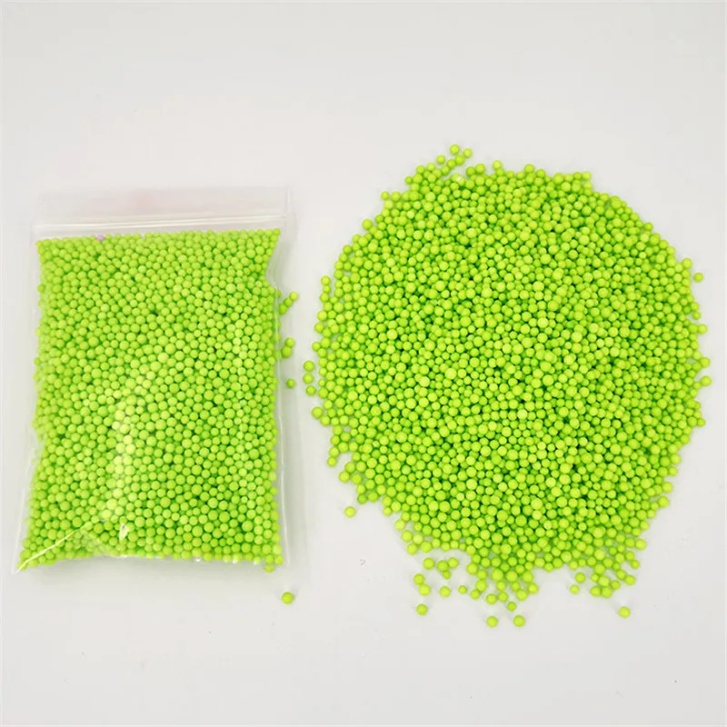5500Pcs DIY Snow Mud Particles Slime Foam Balls Beads DIY Wedding Party Decoration Polystyrene Filler Crafts 2-3mm For Children