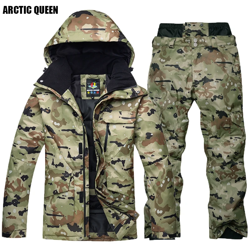 

Snowboarding Sets Winter Men's ski suit Jacket and pant suitable skiing outdoor wear thick waterproof Windproof Warm