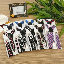 80 дизайнерских детских рождественских/леопардовых/усов/радужных/клетчатых эластичных ремней для малышей, 500 шт