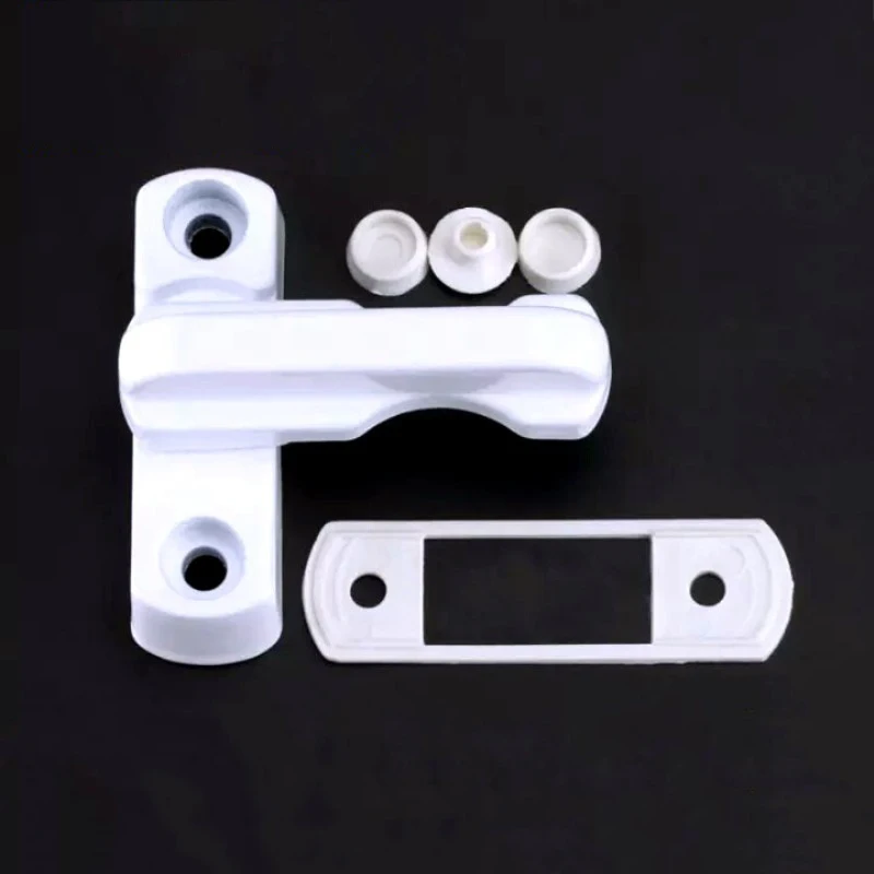 

Plastic UPVC T-Shape Lock for Window Door Sash Jammers Extra Security Lock AI88
