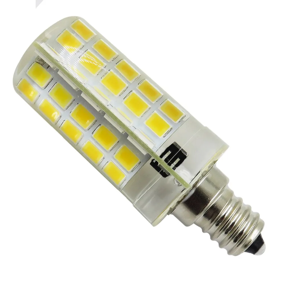 

E12 5730SMD LED Bulb, 80Leds Led Con Silicone Lamp ,Dimmable Super Bright Spot lighting Crystal Chandelier lighting AC110/220V
