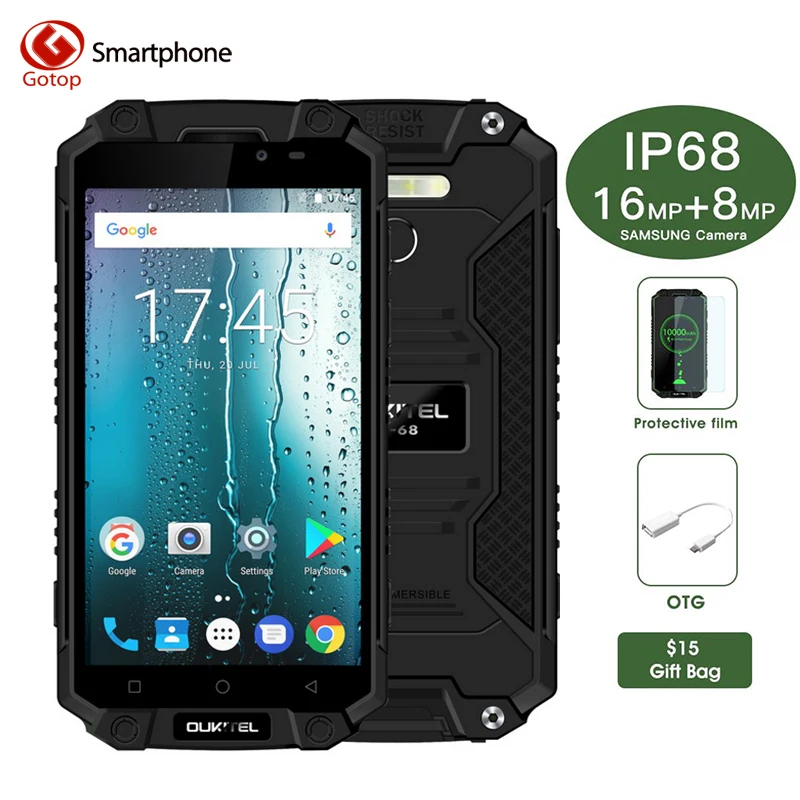 Oukitel K10000 Max 10000mAh Smartphone Android 7.0 16MP Mobile phone 3 ...