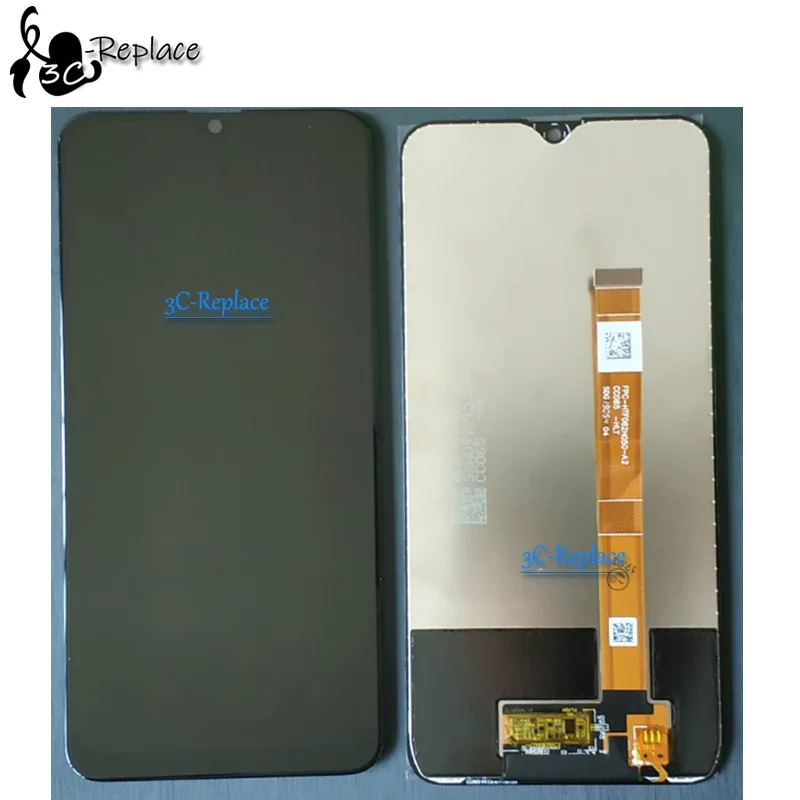 

100% Tested Black 6.2 inch For Oppo Realme 3 RMX1825 LCD Display Touch Screen Digitizer Assembly Replacement