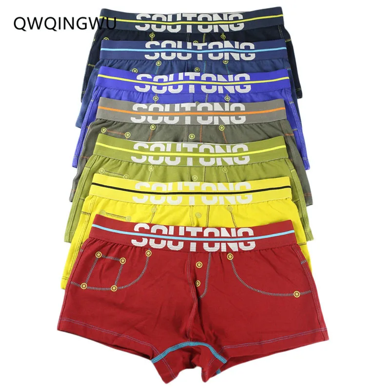 

7PCS/Lot Sexy Boxers Cotton Men Underwear Comfortable Long Leg Short Leg Men's Boxers Shorts Male Underpants Man Underwear