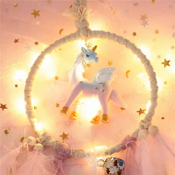 Lighting Pastel Unicorn Dreamcatcher 1