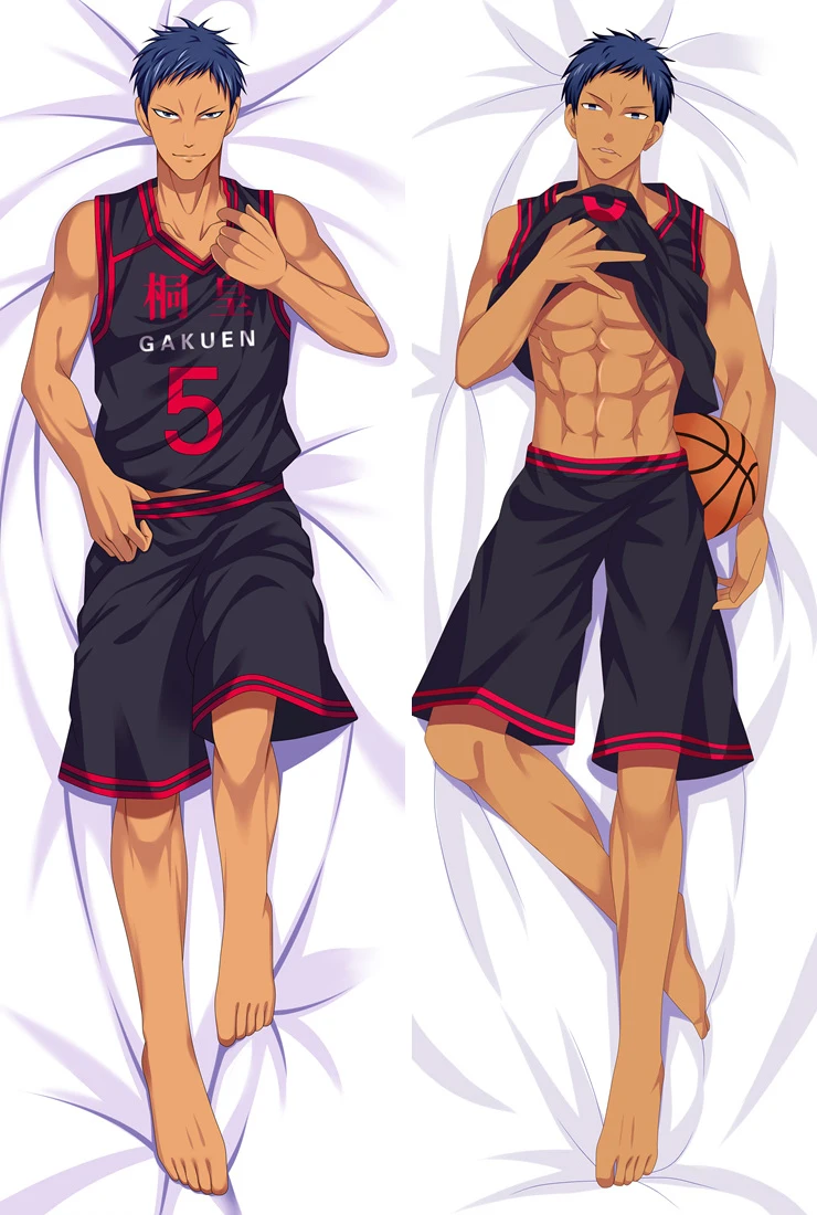 

Anime Kuroko No Basketball Murasakibara Atsushi Akashi Seijuro Dakimakura body throw pillow cover case Hugging Body pillowcase