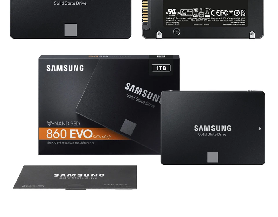 SAMSUNG SSD 860EVO 250 ГБ 500 Гб Внутренний твердотельный диск HDD жесткий диск SATA3 2,5 дюймов ноутбук Настольный ПК 250 ГБ