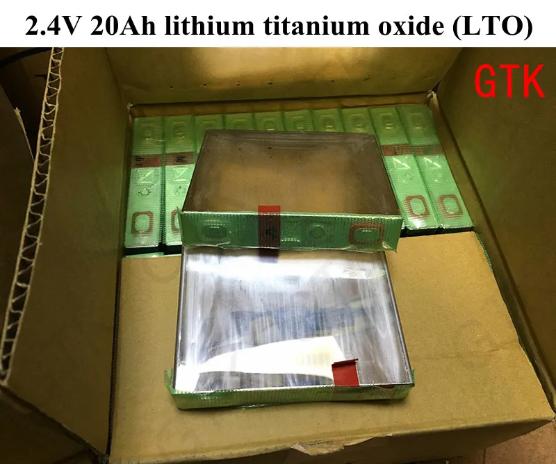 

Lithium titanate battery 2.4V 20AH LTO baterie for diy 36V 48V Large power gas-electric hybrid vehicle electric car motor bus EV