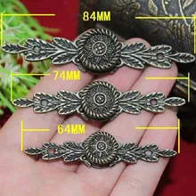 50Pcs Mini long handle 74MM alloy handle drawer pulls jewelry box handle antique handle