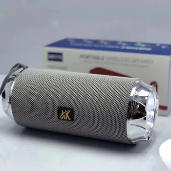 

Wireless Bluetooth Speaker 10W Portable Column Sound System Portable Bluetooth Column with FM Radio TF LED Light for Computer