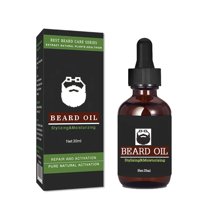 30ml Beard Growth Essence Oil for Men Shape Beard Grooming Beard Growth Products Vitamin Serum New - Цвет: A1