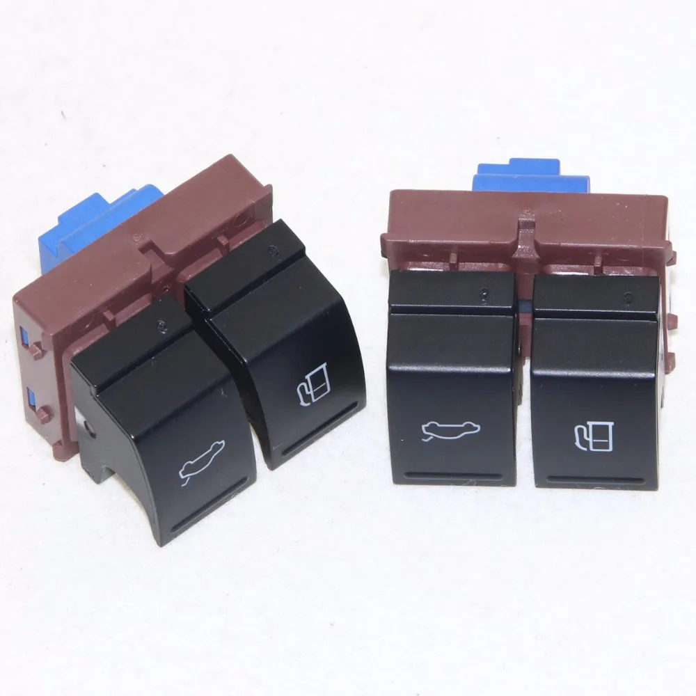 2PCS OEM Fuel Tank Door & Trunk Release Button Switch ForVVW Passat B6
