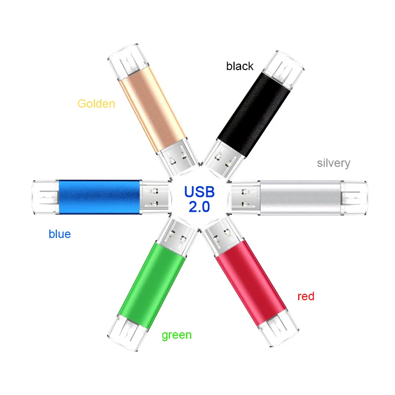 

Bright color long high speed pendrive 32gb 64g usb flash drive memory stick USb Stick OTG Micro 256g pen drive car key U Disk