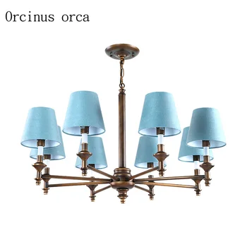 

Nordic creative single bird cage chandelier living room restaurant coffee lantern personality bar window iron Chandelier