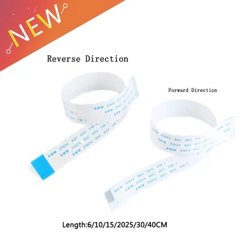 

10PCS FFC/FPC Ribbon Flexible Flat CABLE PITCH 0.5MM/1.0 MM A-Type 6P FFC WIRE Length 6/10/15/20/25/30/40CM 6 Pin