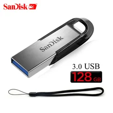 Двойной Флеш-накопитель SanDisk CZ73 USB флэш-накопитель 16 Гб оперативной памяти, 32 Гб встроенной памяти, 64 ГБ USB 3,0 Металлический Шифрование флеш-накопитель 128 ГБ 256 Гб карта памяти запоминающего устройства U диск
