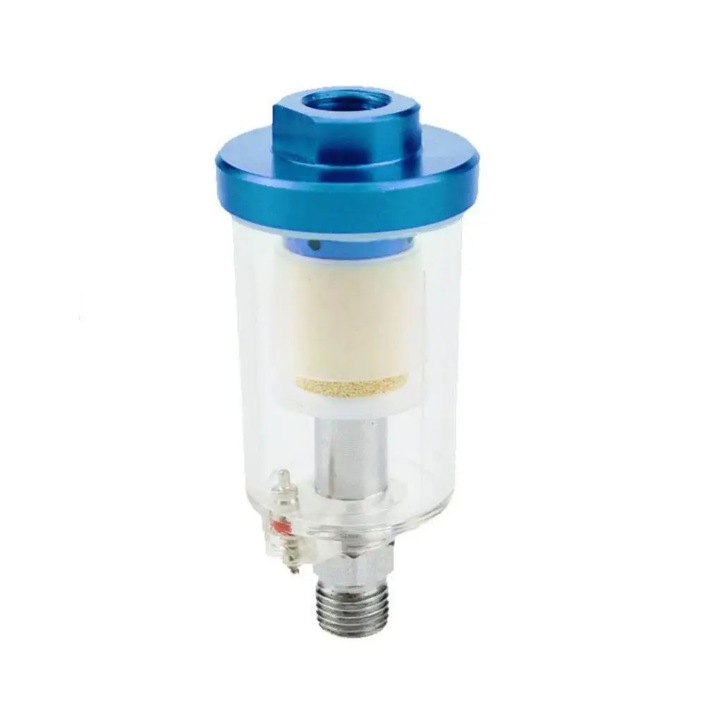1/" Водный сепаратор масла встроенный воздушный рукавный фильтр влагоуловитель для компрессора спрей, автомобильные аксессуары - Цвет: White