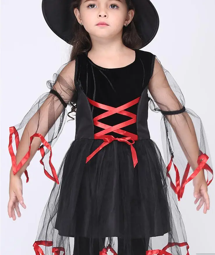 Disfraces de Halloween para niños y niñas, ropa de bruja y mago, uniformes  de juego de Cosplay, envío gratis - AliExpress