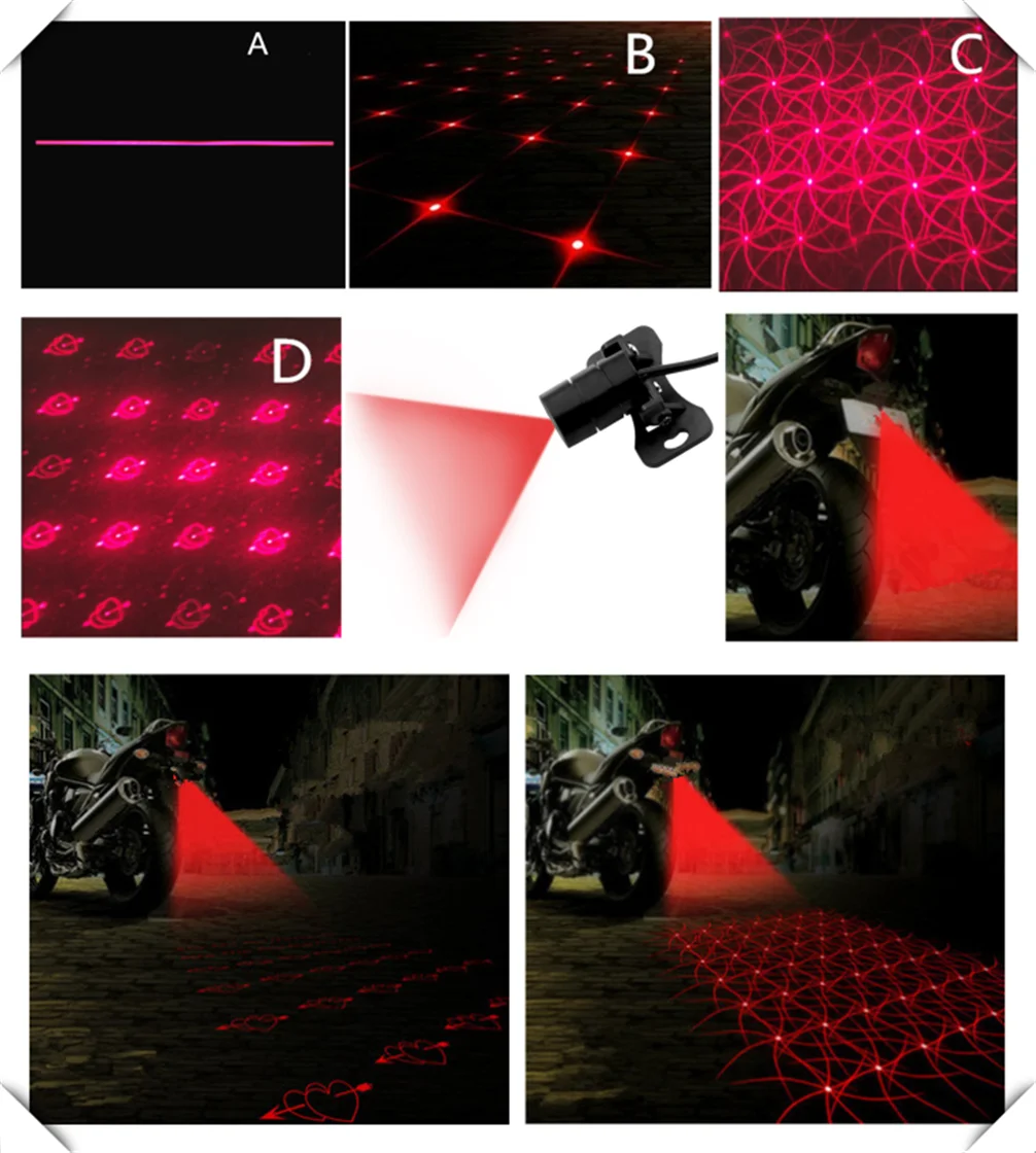 

Universal Personality Light LED Motorcycle Laser Fog Light for Ducati MONSTER 1200 S R 797 M797 M1100 S EVO 821 ST2