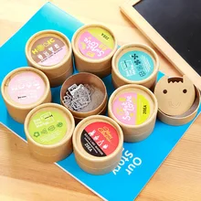 Закладки канцелярские милые Креативные мини Мультяшные модели металлические закладки подарочные коробки 20 штук