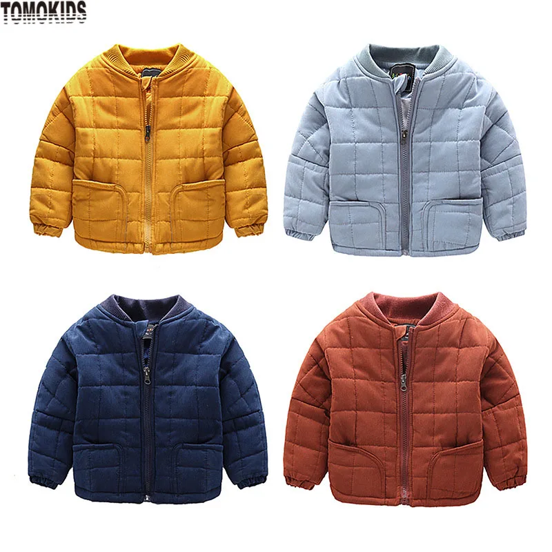 

TomoKids baby clothes jacket quilted coat Childrens Boys Baseball
