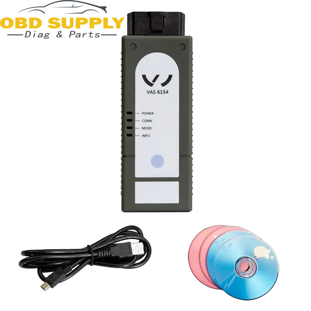 

2018 New VAS6154 WIFI Wireless ODIS 4.33 VAG Code Reader Diagnostic Tool VAS 6145 Replace VAS 5054A VAS5055 Works WIN 10