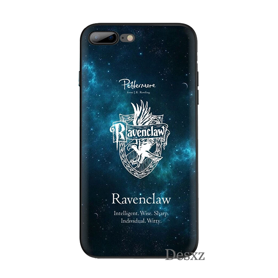 Силиконовый ТПУ чехол для телефона Ravenclaw Iphone 5 5s SE 6 6s 7 8 Plus X XS Max XR защитный