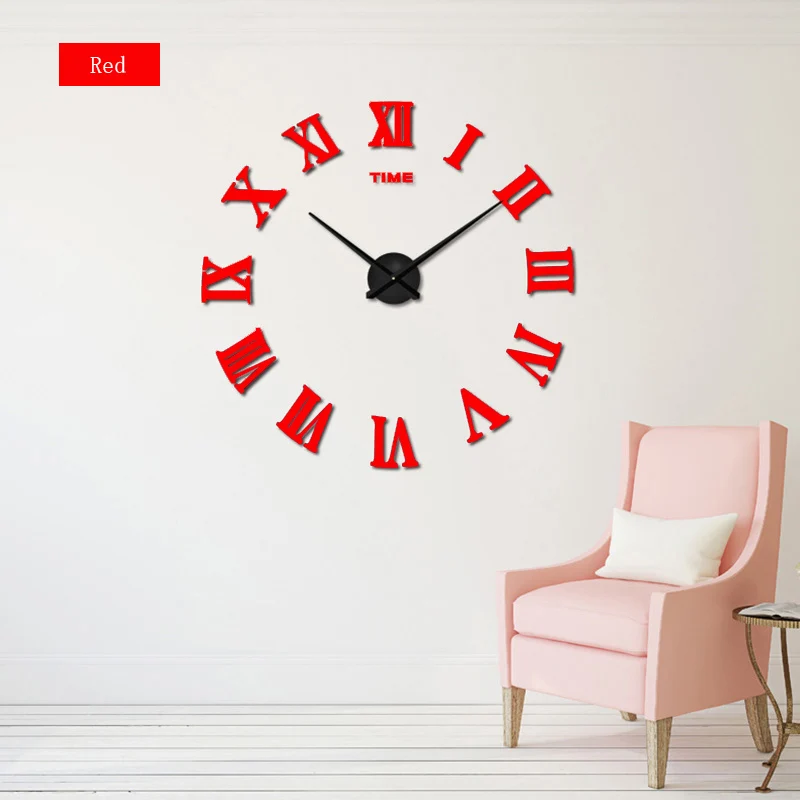 Античная римская мебель творческий 3D настенные часы настенный стол ретро украшения дома Бар украшение для офисной стены ремесла - Цвет: 016-R